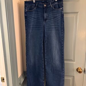 J. Jill Dark Indigo Wide Leg Jeans